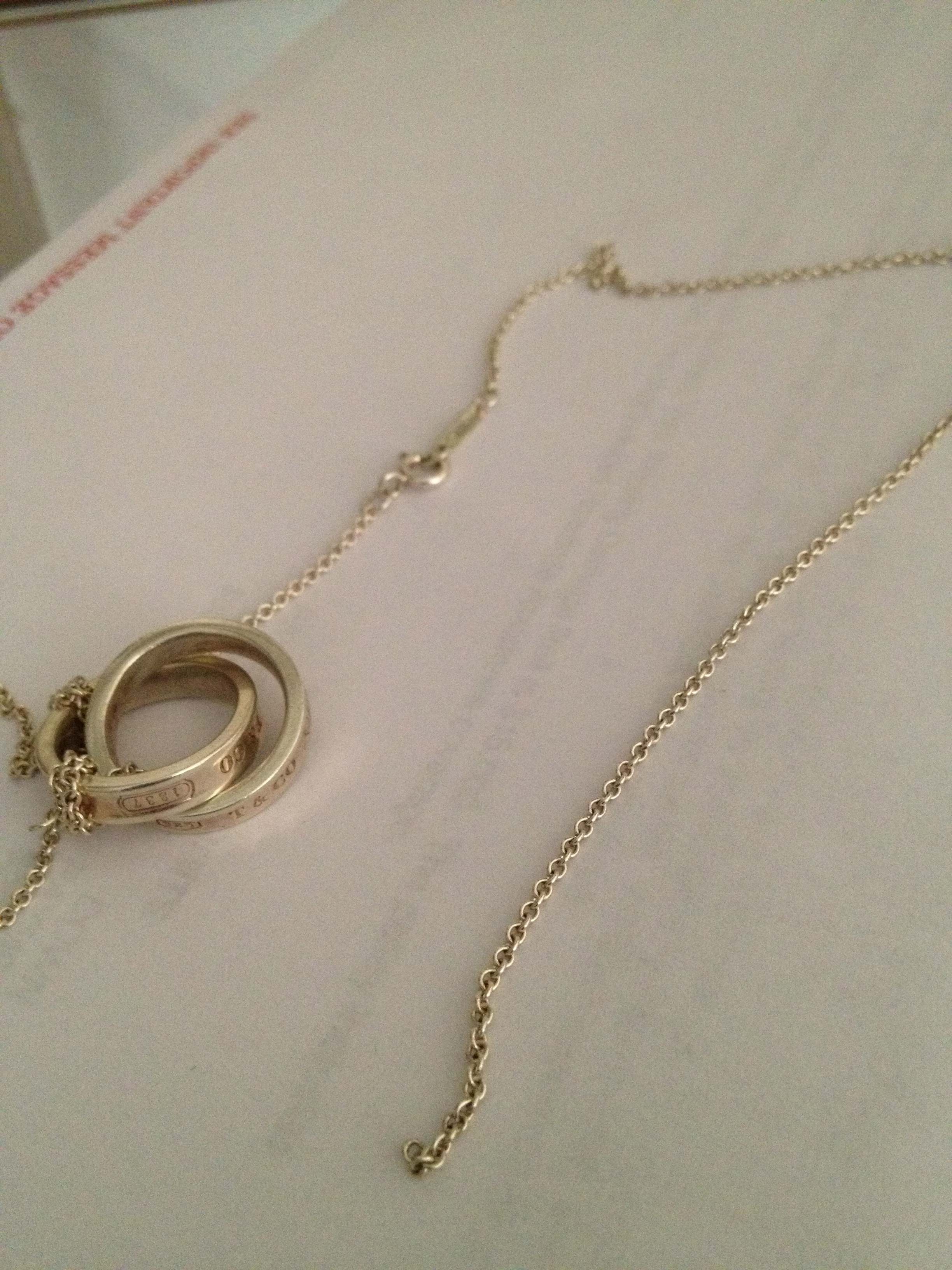tiffany necklace broken chain